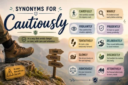 synonyms for cautiously