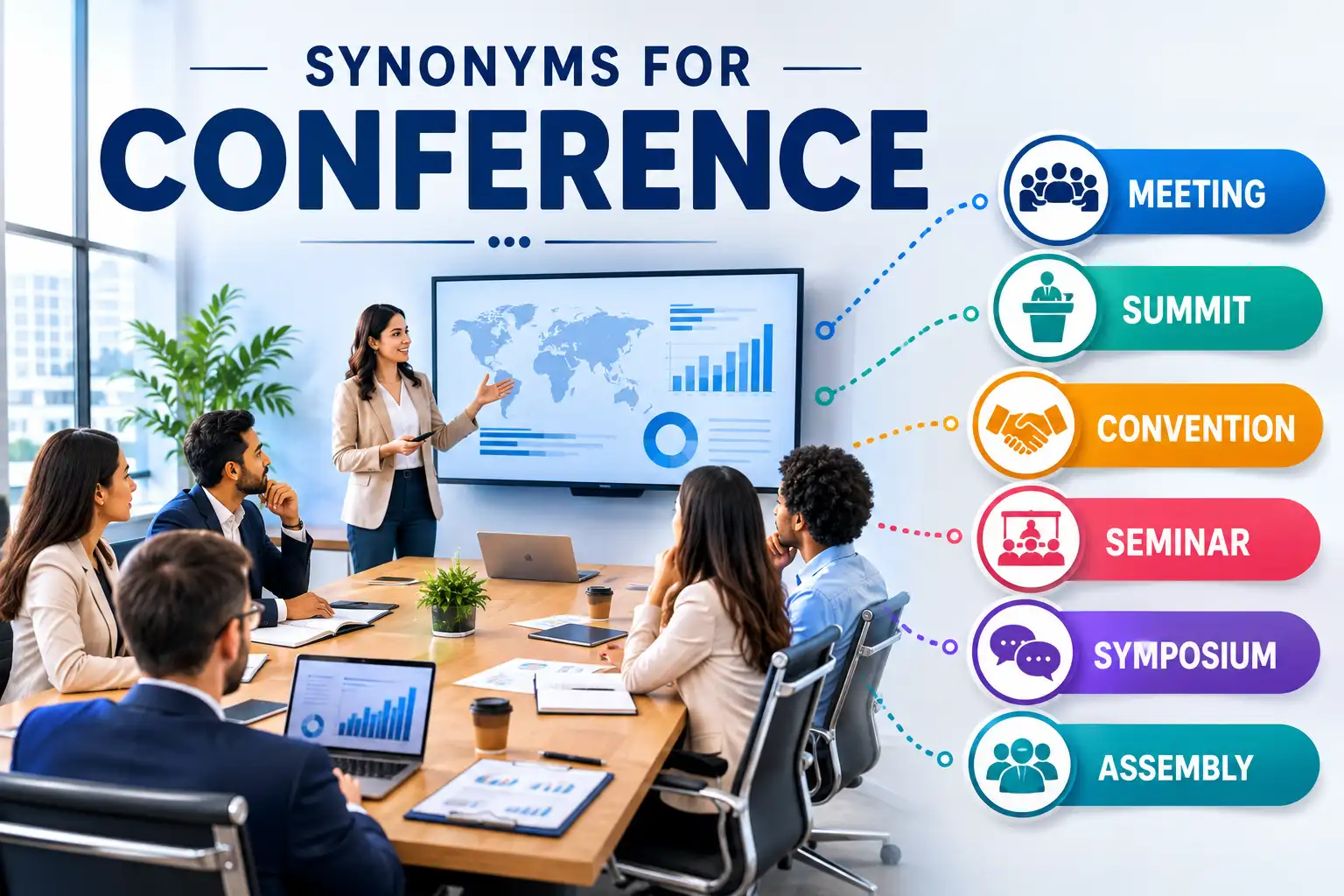 synonyms for conference