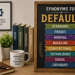 synonyms for default