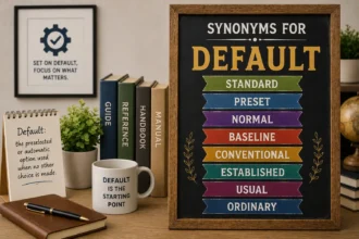 synonyms for default