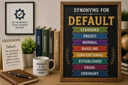 synonyms for default
