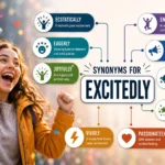 synonyms for excitedly