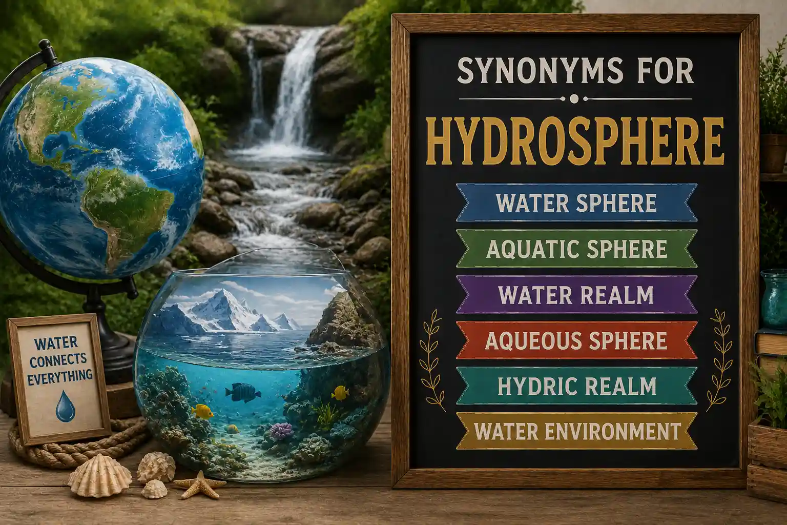 synonyms for hydrosphere