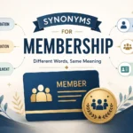 synonyms for membership