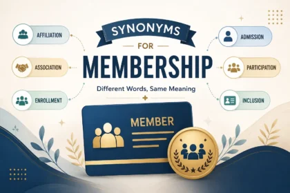 synonyms for membership