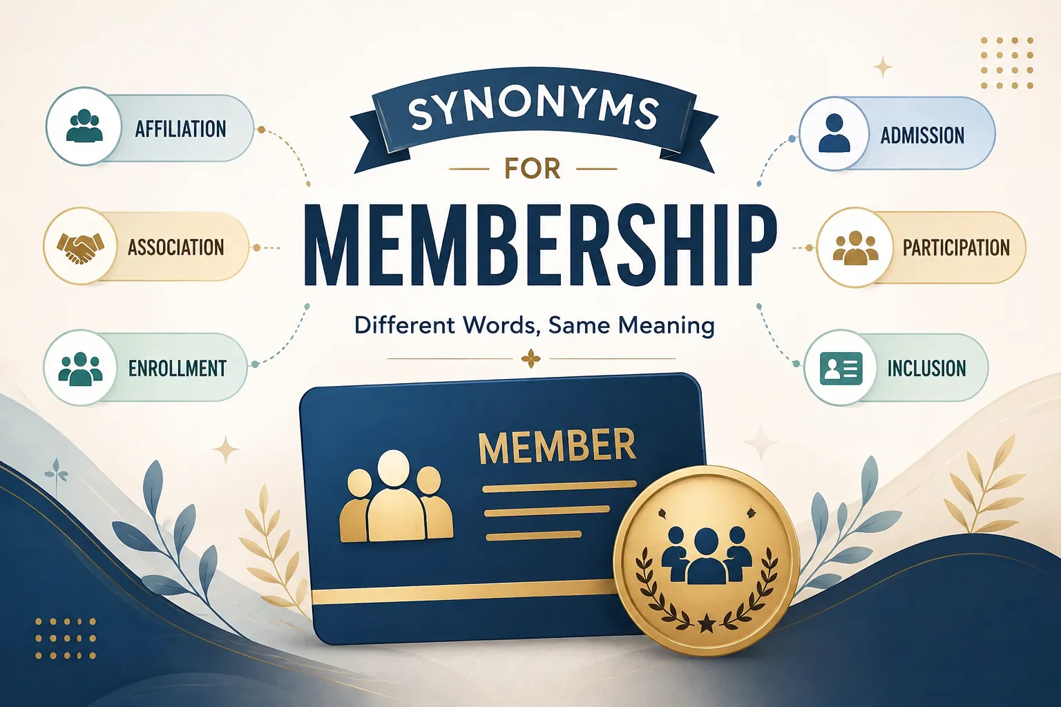 synonyms for membership
