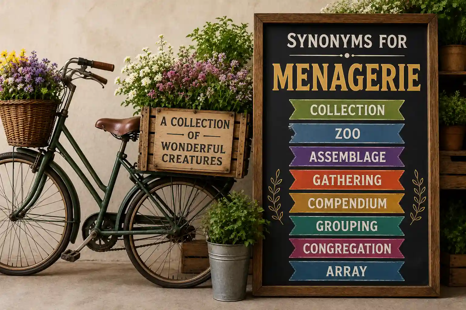 synonyms for menagerie