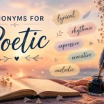 synonyms for poetic