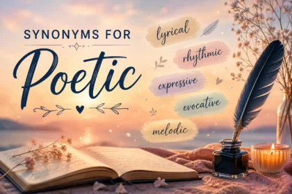 synonyms for poetic
