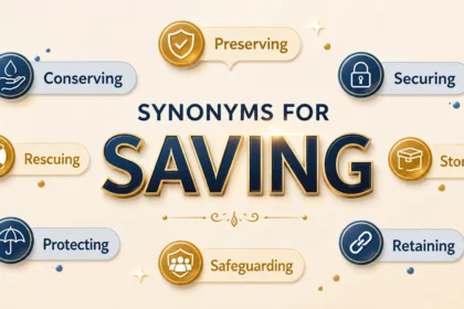 synonyms for saving