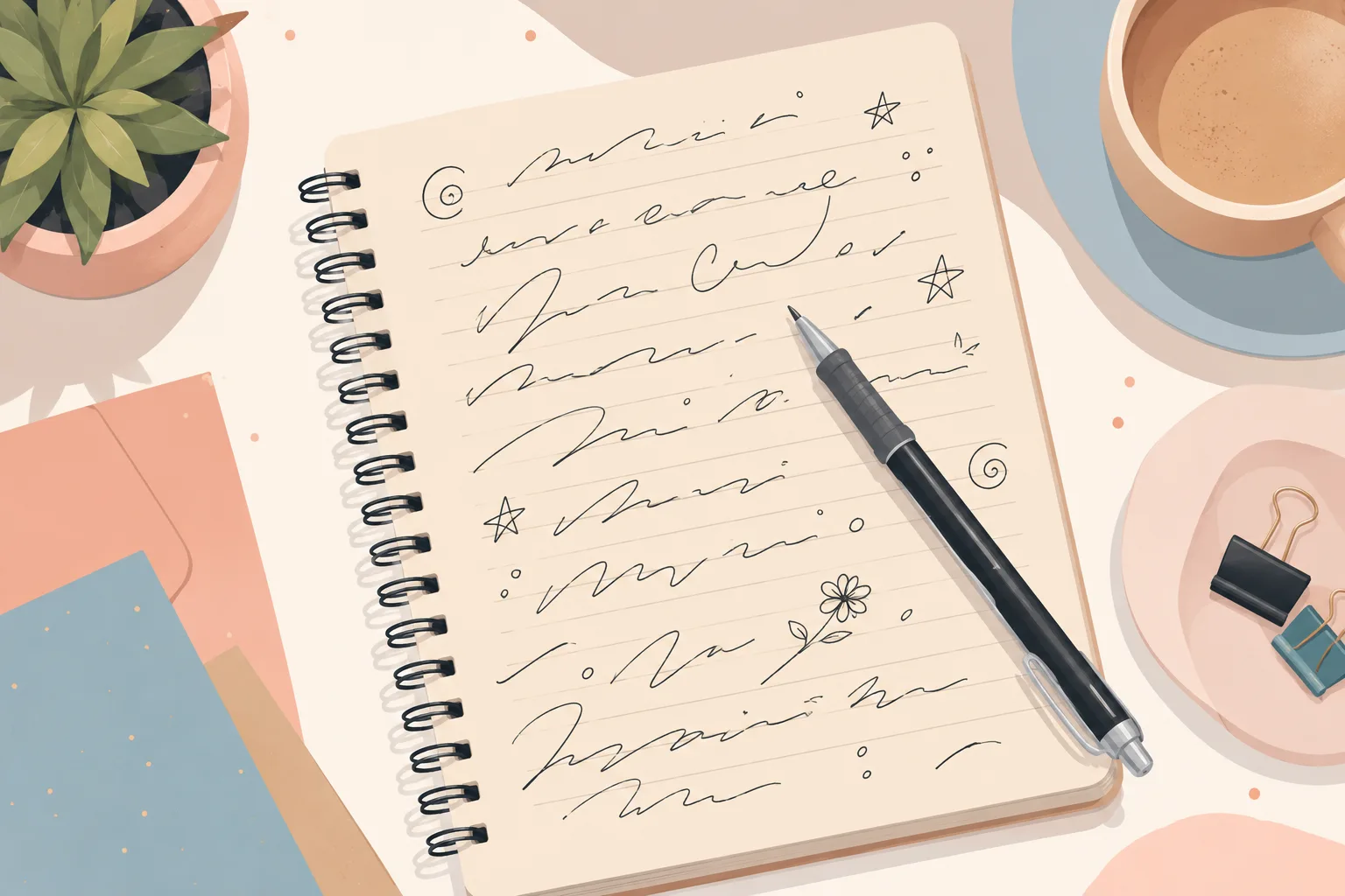 synonyms for scribble