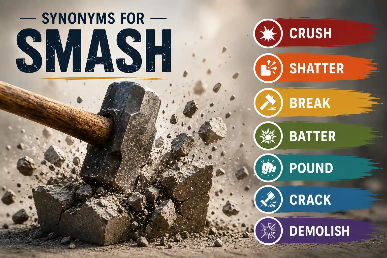 synonyms for smash