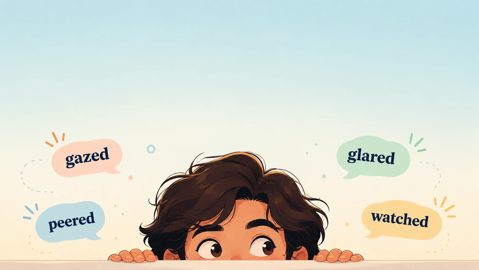 synonyms for stared