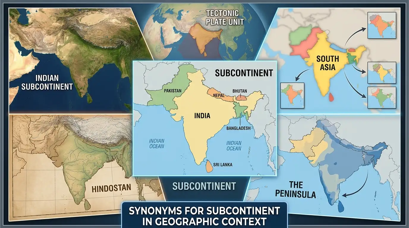 synonyms for subcontinent