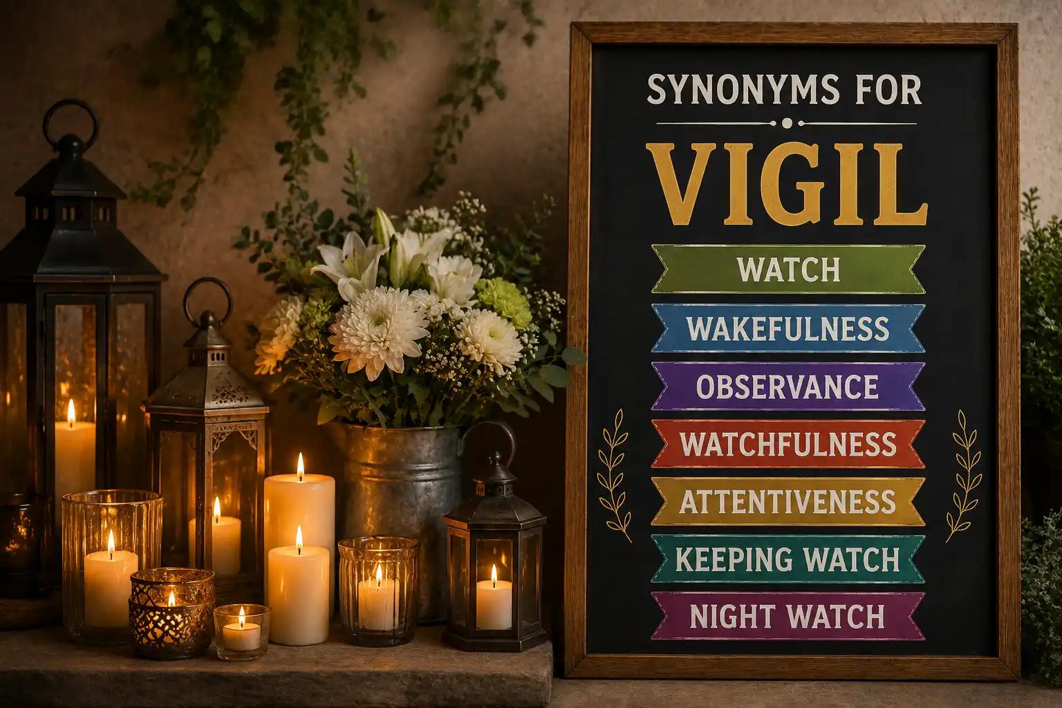 synonyms for vigil