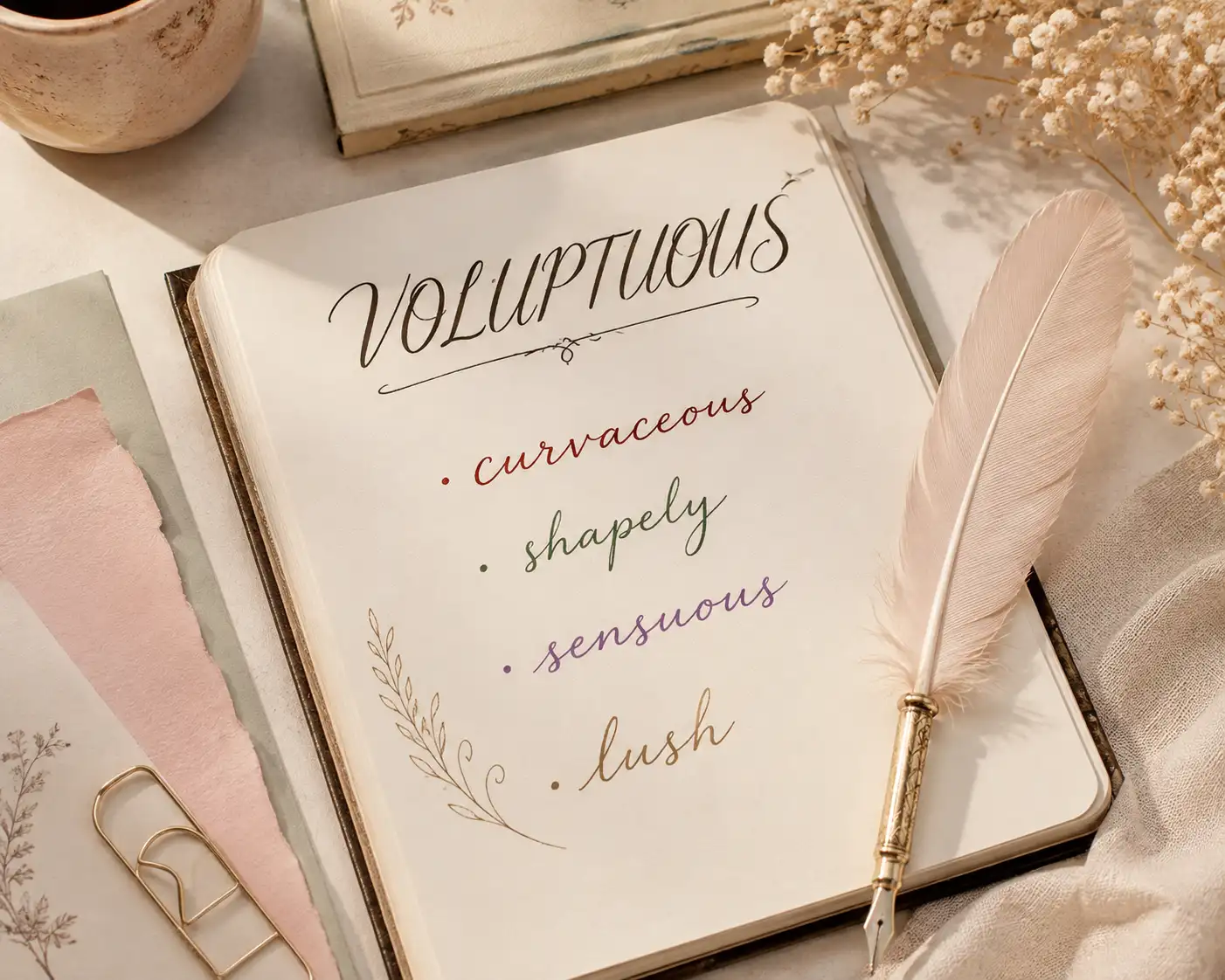 synonyms for voluptuous