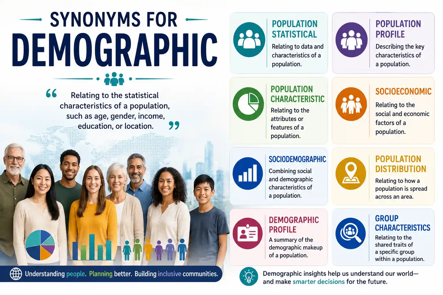 synonyms for demographic