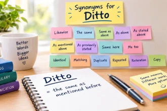 synonyms for ditto