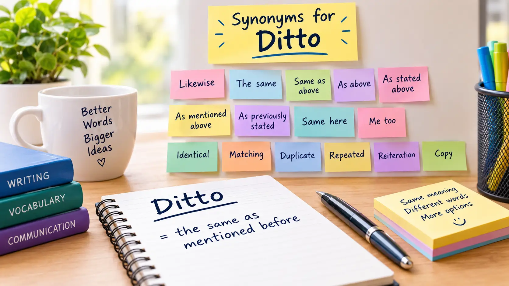 synonyms for ditto