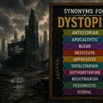synonyms for dystopian