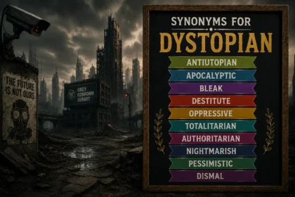 synonyms for dystopian