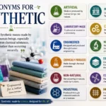 synonyms for synthetic