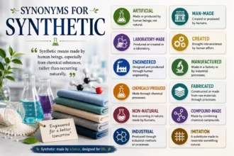 synonyms for synthetic